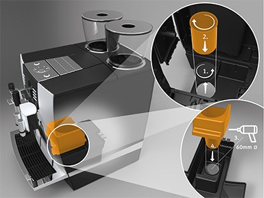Kaffeesatzabwurf Set GIGA